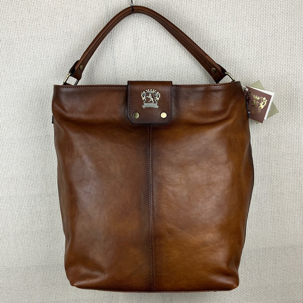 Pratesi Firenze Leather Shoulder Bag Sant'Ellero NWT - Picture 8 of 16